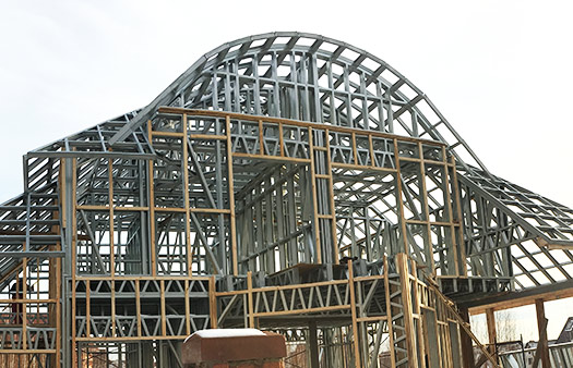 Строительство каркасных домов из ЛСТК в Иркутске.