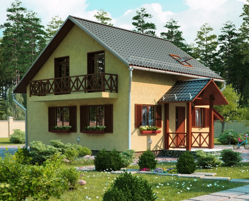 Дом из ЛСТК в Иркутске