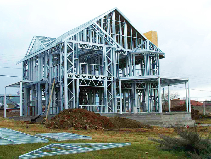 Дом из ЛСТК в Иркутске