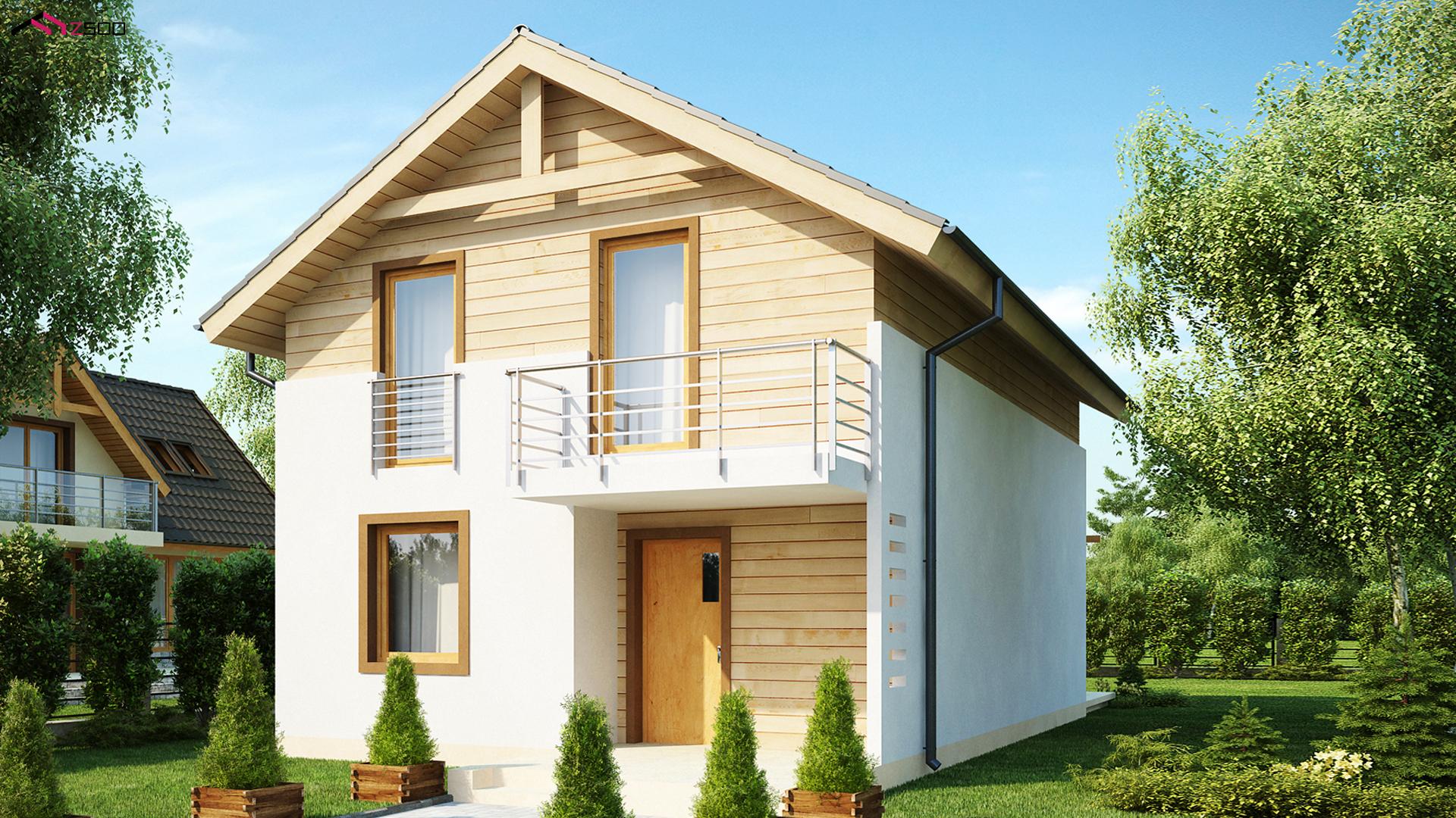 Проект дома Z38. 10 на 7 метров.