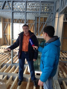 Съёмки Канала РОССИЯ о компании М-Дом